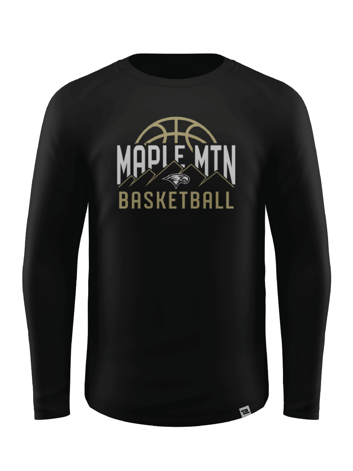Raglan Long Sleeve Tee Black