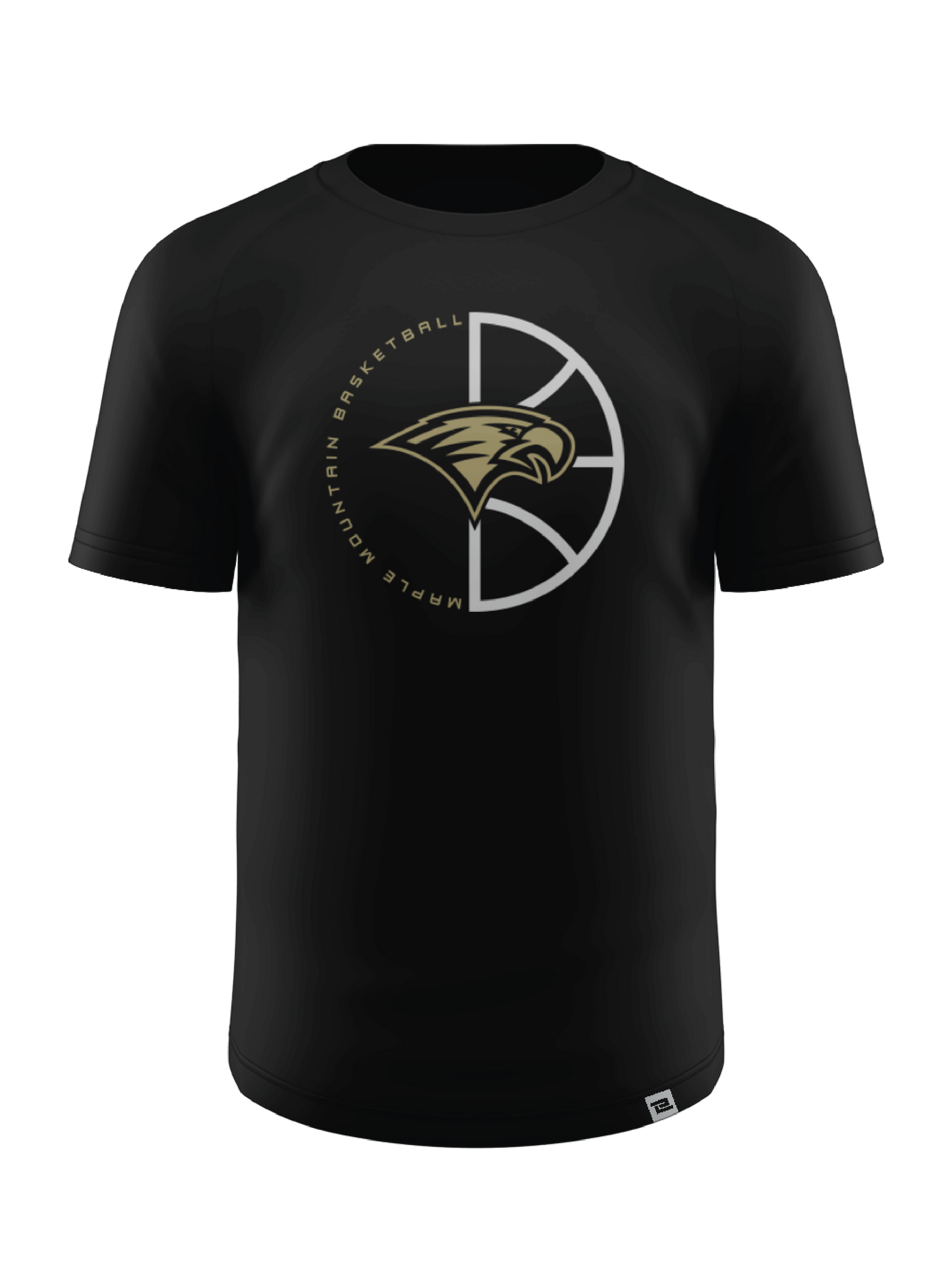 Raglan Short Sleeve Tee Black