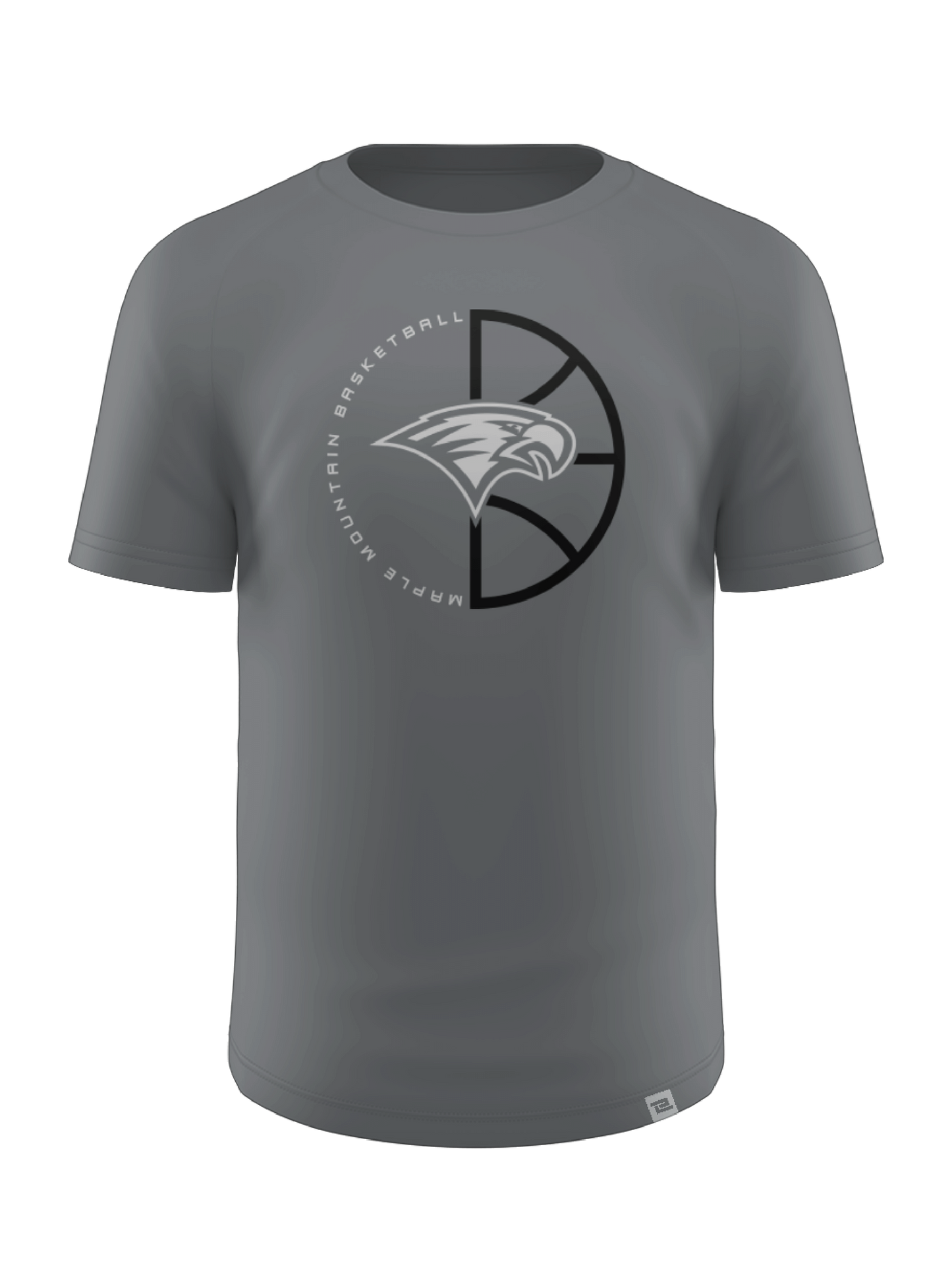 Raglan Short Sleeve Tee Detroit Gray