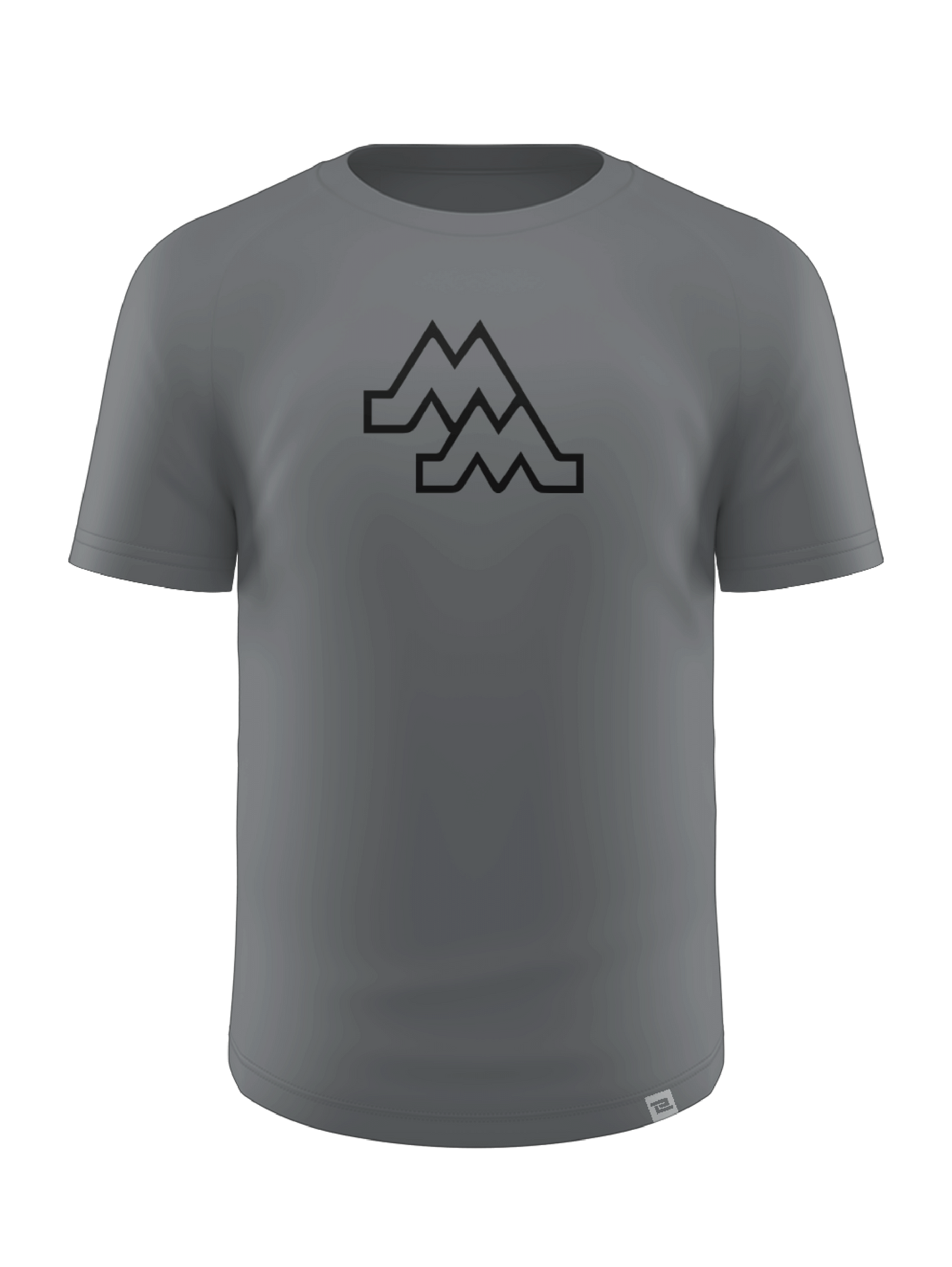 Raglan Short Sleeve Tee Detroit Gray GBB