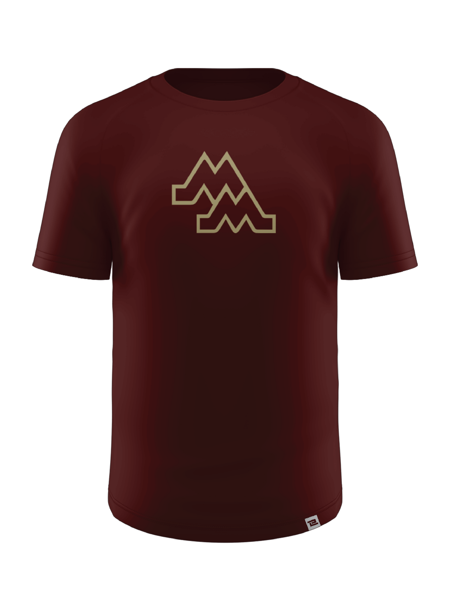 Raglan Short Sleeve Tee Maroon GBB