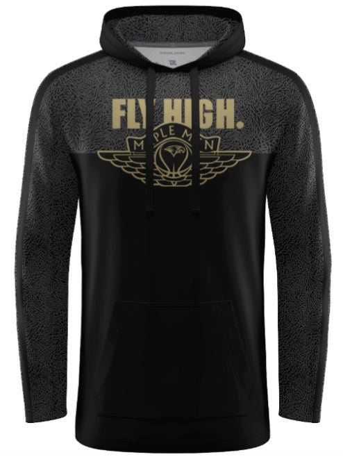 Tech Tee Long Sleeve Hoodie Black 2 GBB