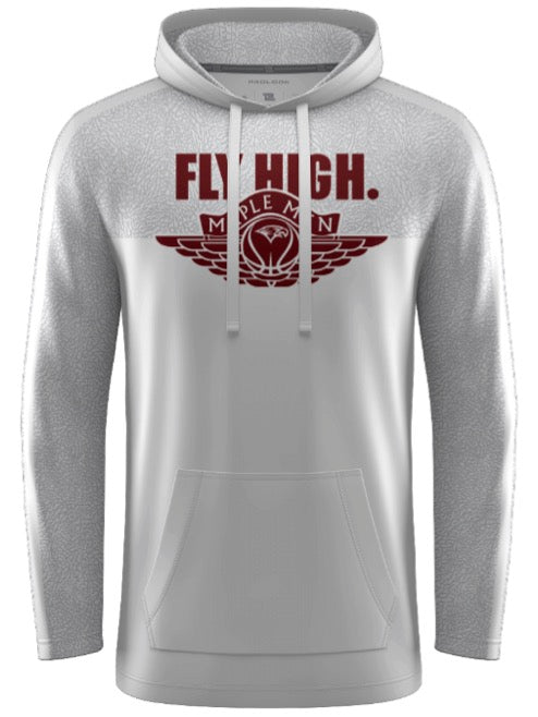 Tech Tee Long Sleeve Hoodie White 2 GBB