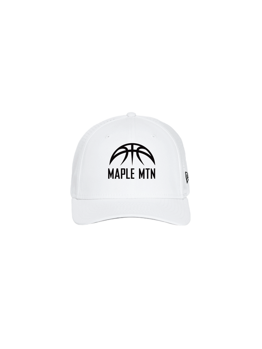 Perforated Snapback Hat White