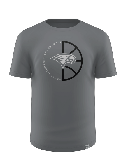 Raglan Short Sleeve Tee Detroit Gray