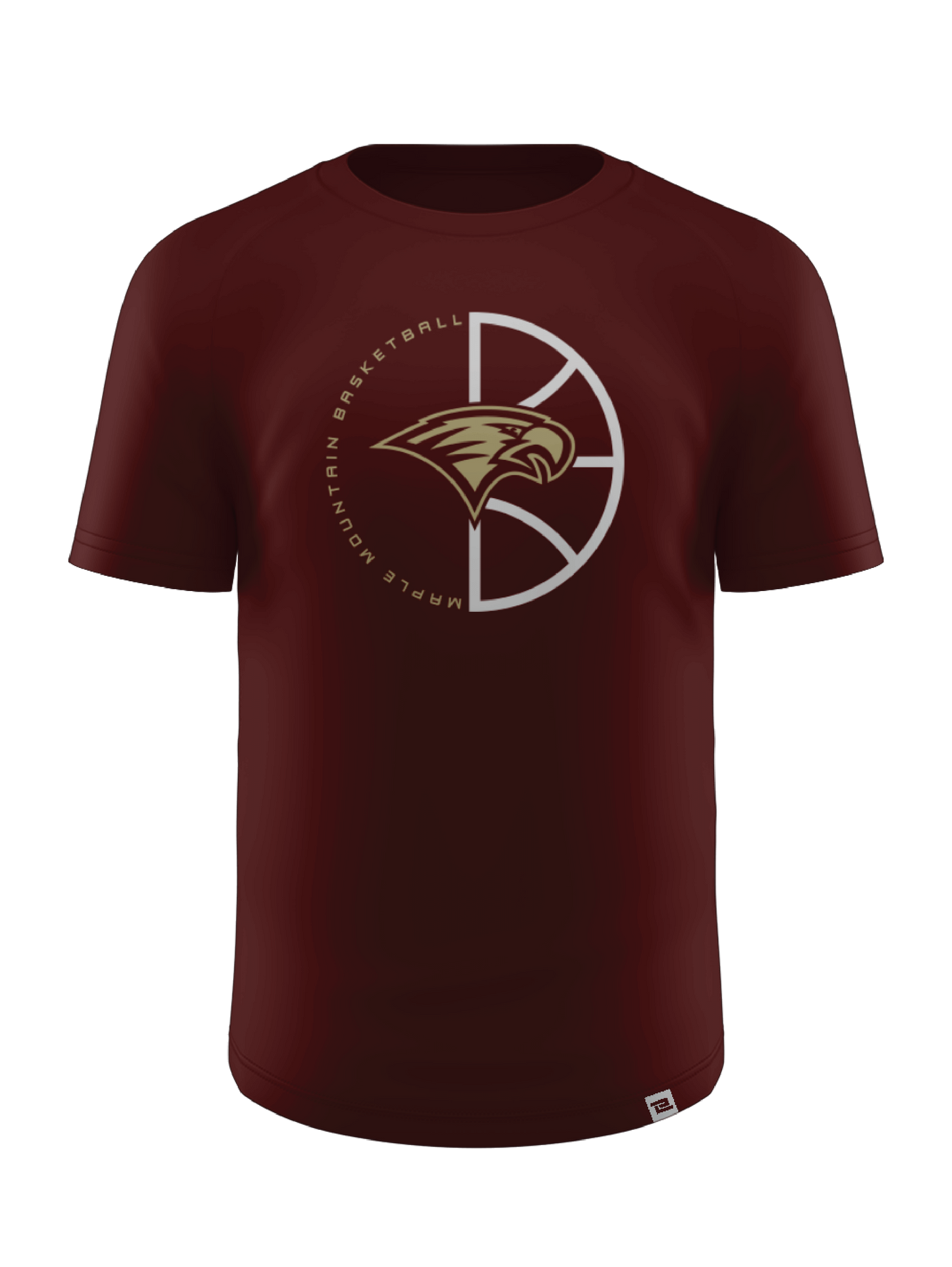 Raglan Short Sleeve Tee Maroon