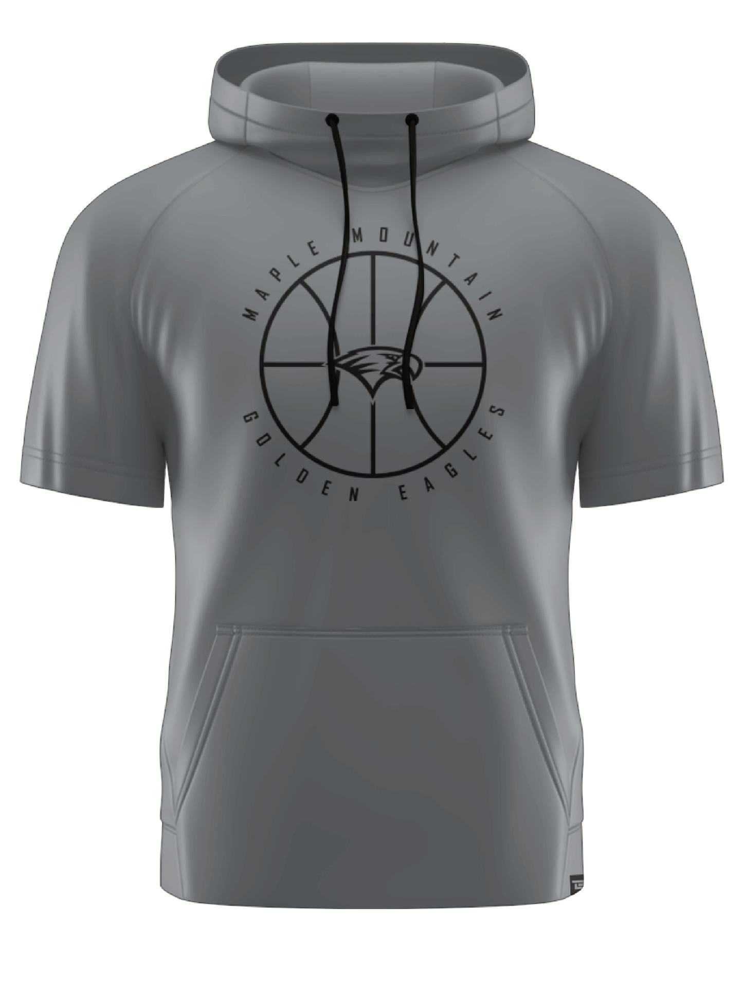 Scuba Hoodie Short Sleeve Detroit Gray