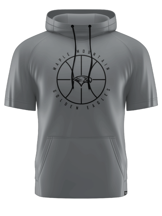 Scuba Hoodie Short Sleeve Detroit Gray