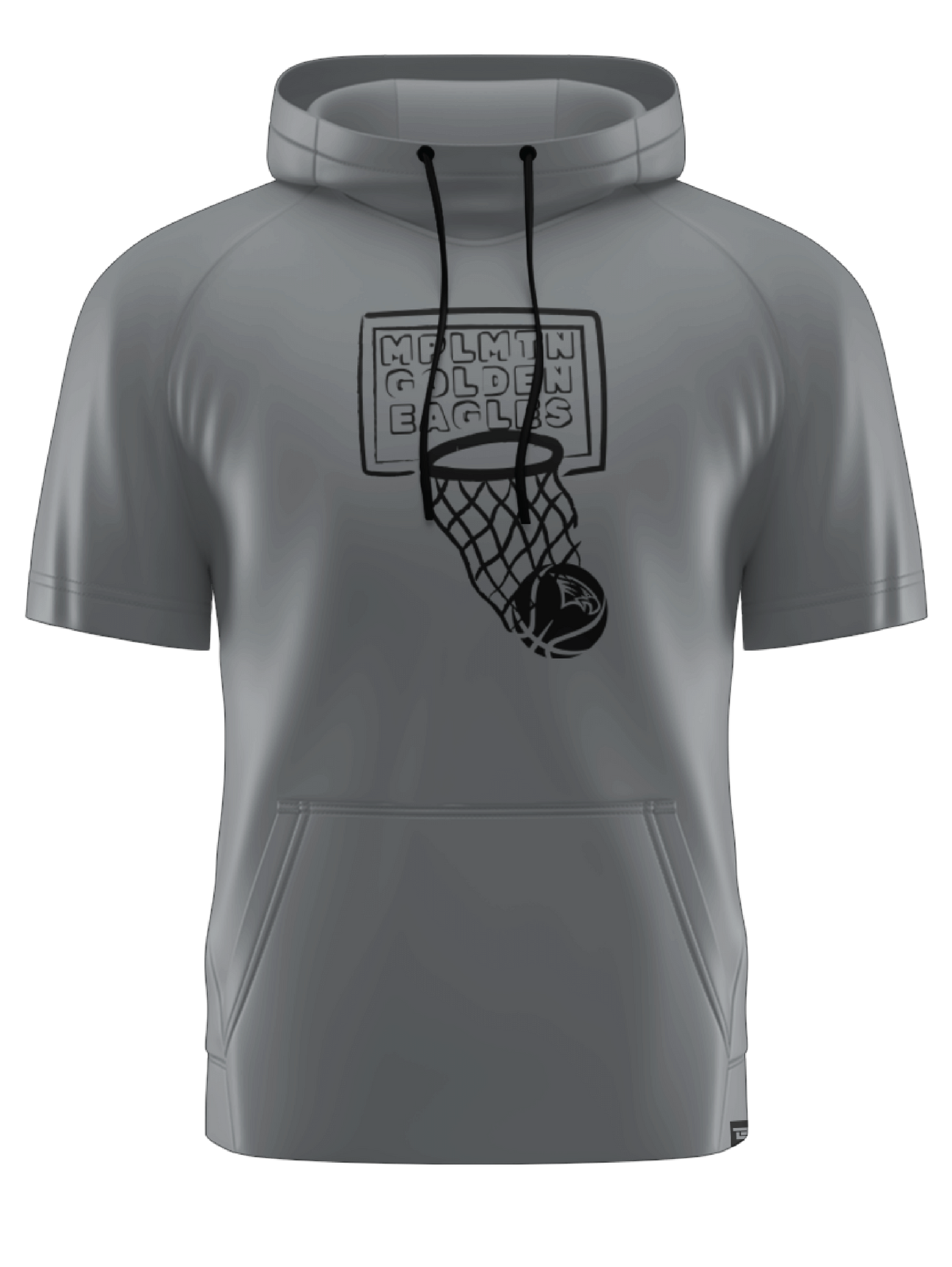 Scuba Hoodie Short Sleeve Detroit Gray GBB