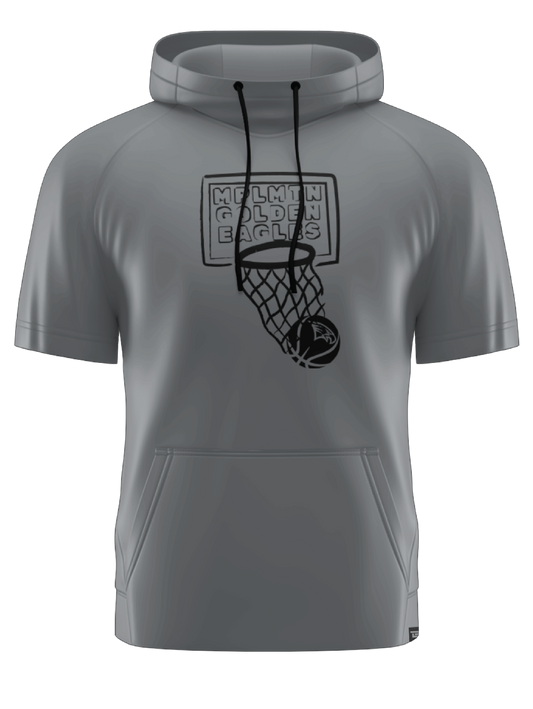Scuba Hoodie Short Sleeve Detroit Gray GBB
