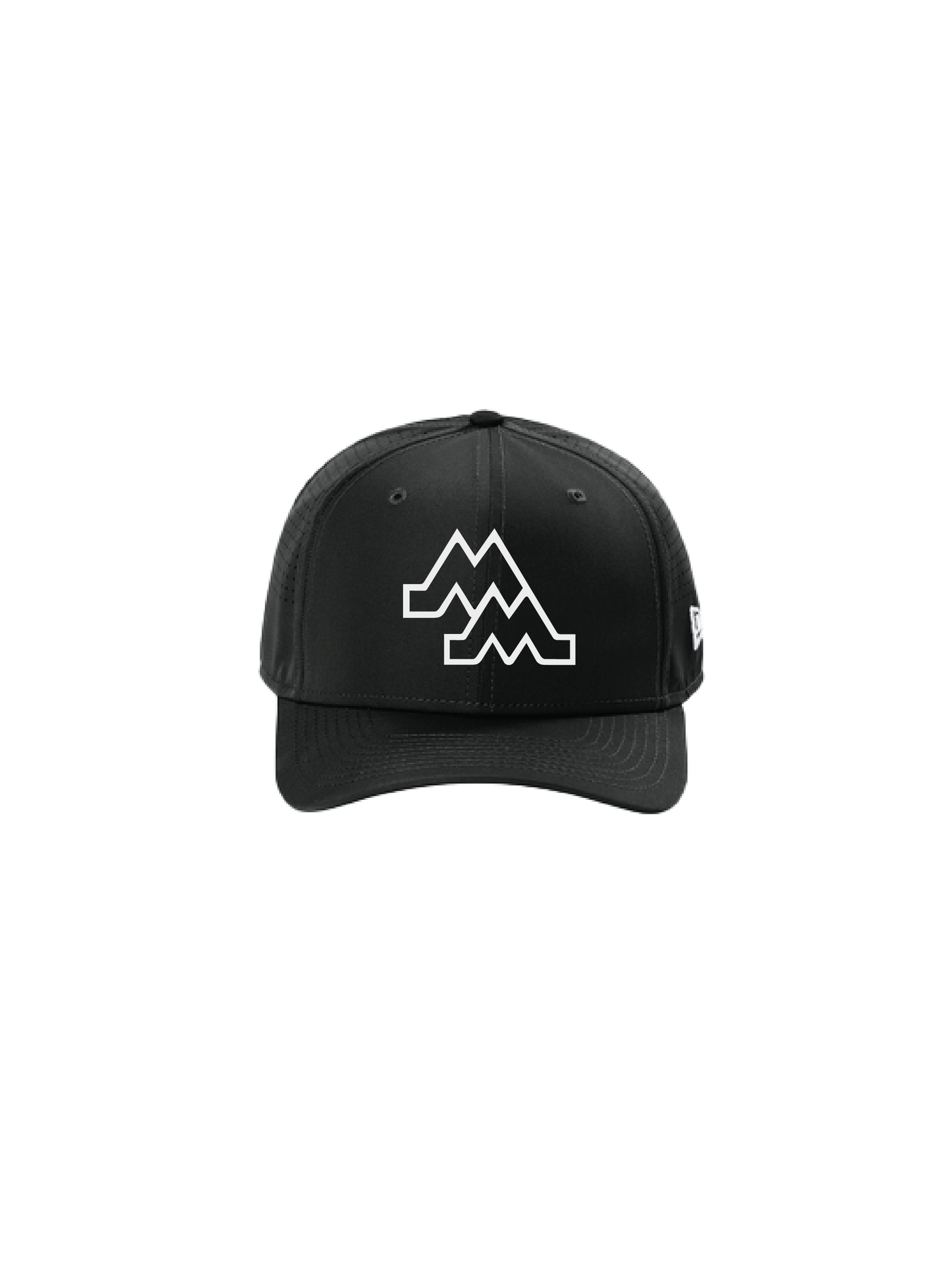 Perforated Snapback Hat Black GBB