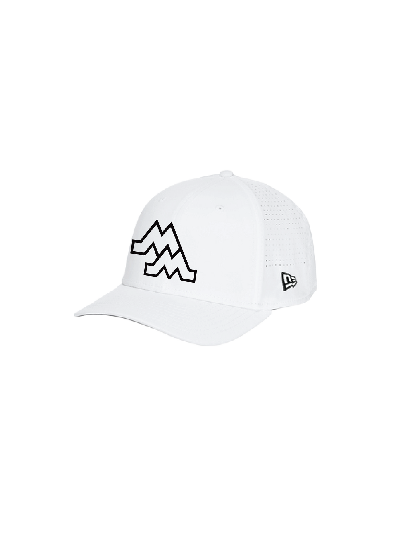 Perforated Snapback Hat White GBB
