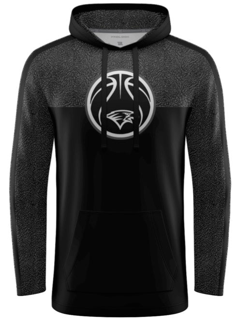 Tech Tee Long Sleeve Hoodie Black