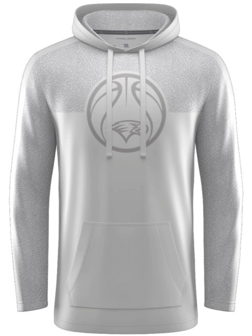 Tech Tee Long Sleeve Hoodie White